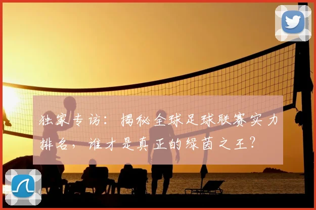 独家专访：揭秘全球足球联赛实力排名，谁才是真正的绿茵之王？